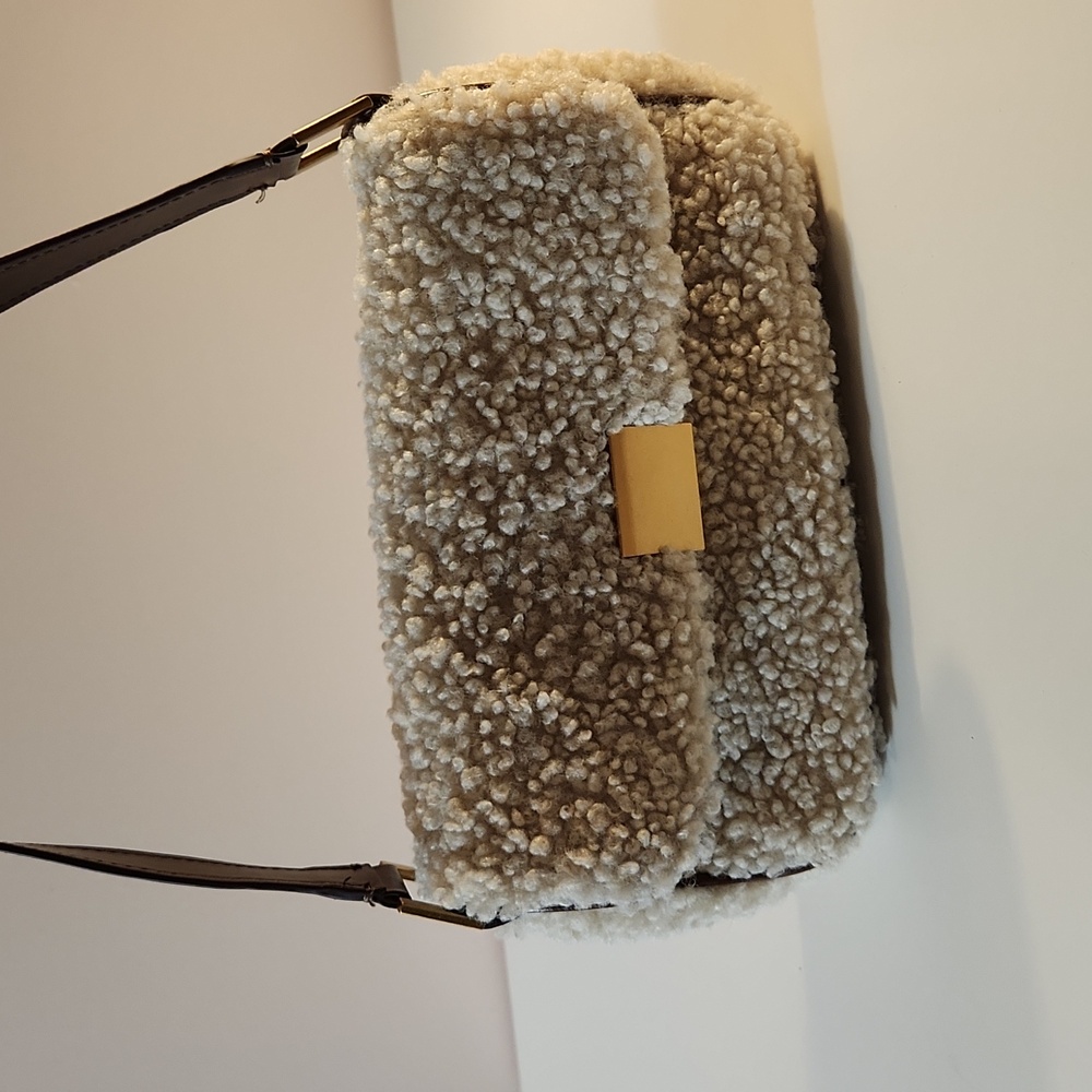 Zara Cream and Brown Shoulder Bag - Picture 7 of 8